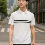 Nơi lấy sỉ set Bộ Nam Áo Thun Cổ Bẻ Phối Sọc Trước Ngực + Quần Short Thun (Big Size)