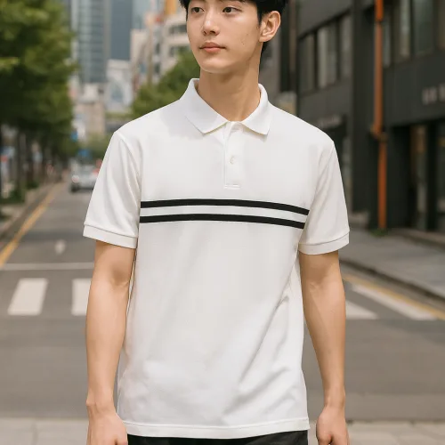 Nơi lấy sỉ set Bộ Nam Áo Thun Cổ Bẻ Phối Sọc Trước Ngực + Quần Short Thun (Big Size)