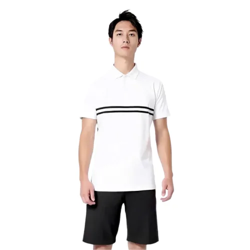 Nơi lấy sỉ set Bộ Nam Áo Thun Cổ Bẻ Phối Sọc Trước Ngực + Quần Short Thun (Big Size)