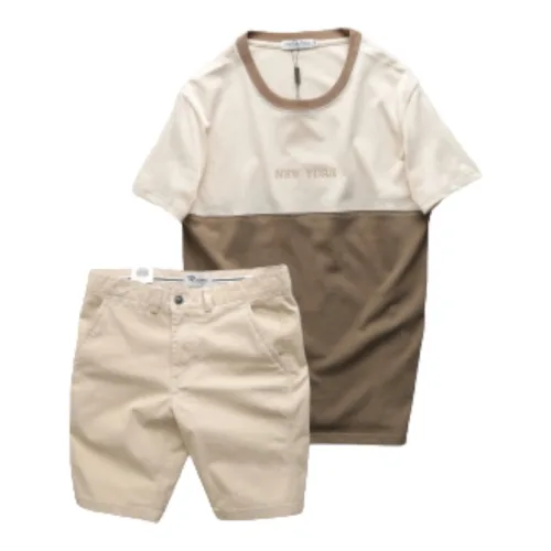 Set Bộ Nam Áo Thun Cổ Tròn Pack Hourse Hai Màu Phối Quần Short Kaki Rurumen Cao Cấp – một lựa chọn đáng tham khảo trong áo thun nam cổ tròn