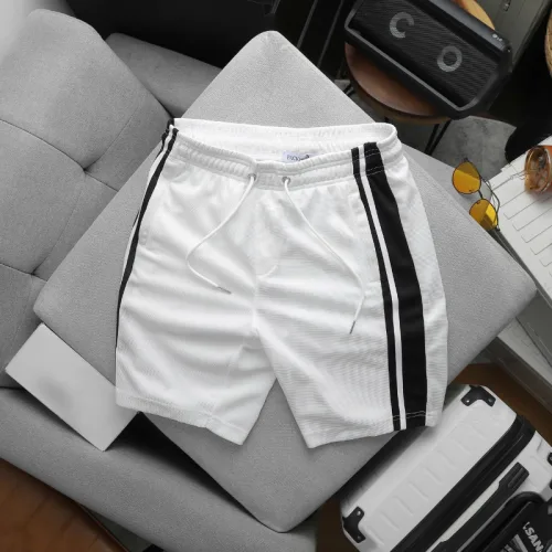Chuyên sỉ set Bộ Nam Áo Thun Cổ Tròn Phối Sọc Vai Áo Và Thêu Chữ Pack Trước Ngực + Quần Short Thun Nam Phối Sọc Hai Bên Quần Có Big Size
