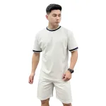 SBN140 Set Bộ Nam Áo Thun Cổ Tròn, Quần Short Thun Big Size
