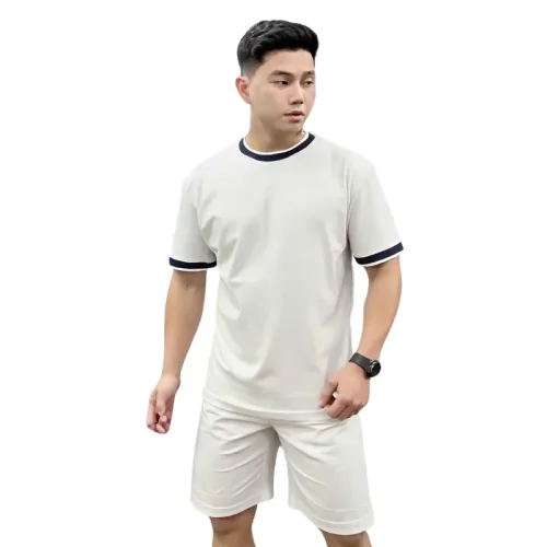 SBN140 Set Bộ Nam Áo Thun Cổ Tròn, Quần Short Thun Big Size