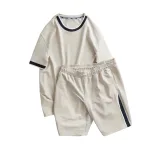 SBN140 Set Bộ Nam Áo Thun Cổ Tròn, Quần Short Thun Big Size