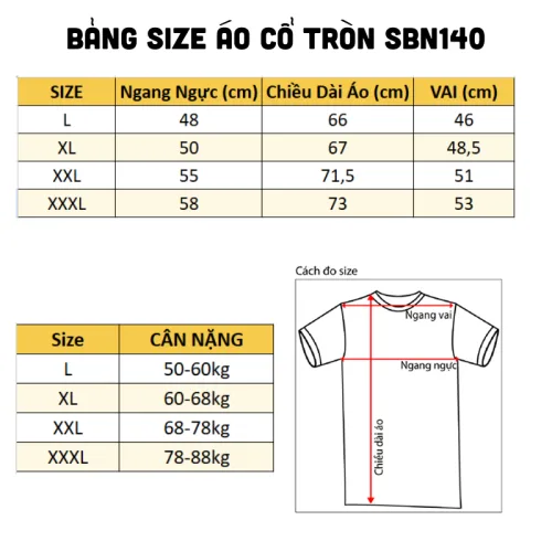 SBN140 Set Bộ Nam Áo Thun Cổ Tròn, Quần Short Thun Big Size
