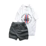 Bộ đồ nam cao cấp gồm áo thun cổ tròn các mẫu và quần short thun