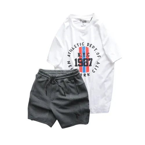 Bộ đồ nam cao cấp gồm áo thun cổ tròn các mẫu và quần short thun