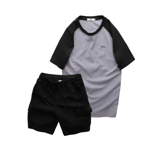 Bộ đồ nam cao cấp gồm áo thun cổ tròn các mẫu và quần short thun