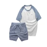 Bộ đồ nam cao cấp gồm áo thun cổ tròn các mẫu và quần short thun
