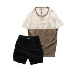 Bộ đồ nam cao cấp gồm áo thun cổ tròn các mẫu và quần short thun