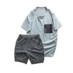 Bộ đồ nam cao cấp gồm áo thun cổ tròn các mẫu và quần short thun