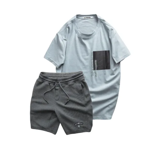 Bộ đồ nam cao cấp gồm áo thun cổ tròn các mẫu và quần short thun