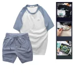 Bộ đồ nam cao cấp gồm áo thun cổ tròn các mẫu và quần short thun