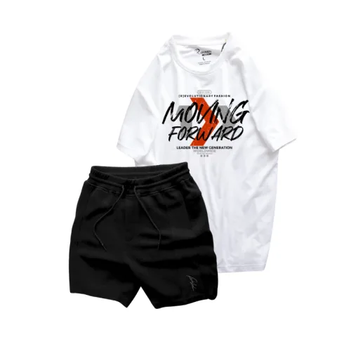 Bộ đồ nam cao cấp gồm áo thun cổ tròn các mẫu và quần short thun