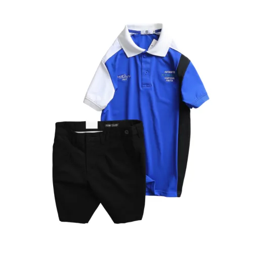 Set nam polo cá sấu poly ghép vải phối short kaki co giãn size 36
