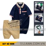 Chuyên sỉ set Bộ Nam - Áo Thun Nam Polo Cổ Bẻ Cá Sấu Poly Túi Nhỏ Thêu Logo Và Quần Short Kaki Co Giãn Phối Nút Cao Cấp (Có Size 36)