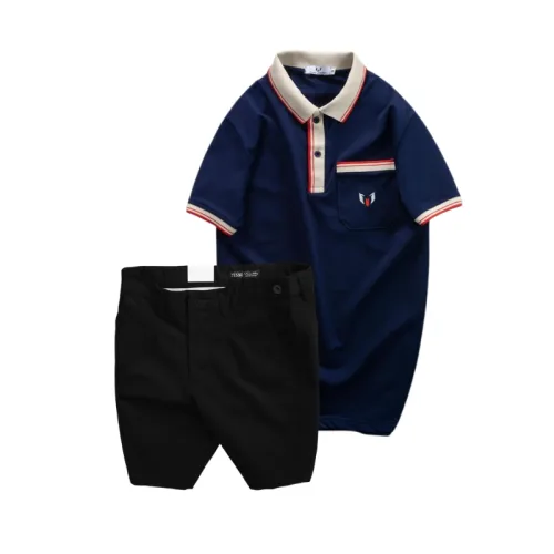 Chuyên sỉ set Bộ Nam - Áo Thun Nam Polo Cổ Bẻ Cá Sấu Poly Túi Nhỏ Thêu Logo Và Quần Short Kaki Co Giãn Phối Nút Cao Cấp (Có Size 36)