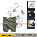 Shop sỉ set Bộ Nam - Áo Thun Nam Polo Cổ Bẻ In Chữ Summer Bền Đẹp Và Quần Short Kaki Co Giãn Phối Nút Cao Cấp (Có Size 36)