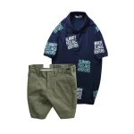 Shop sỉ set Bộ Nam - Áo Thun Nam Polo Cổ Bẻ In Chữ Summer Bền Đẹp Và Quần Short Kaki Co Giãn Phối Nút Cao Cấp (Có Size 36)