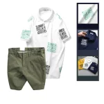 Shop sỉ set Bộ Nam - Áo Thun Nam Polo Cổ Bẻ In Chữ Summer Bền Đẹp Và Quần Short Kaki Co Giãn Phối Nút Cao Cấp (Có Size 36)