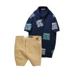 Shop sỉ set Bộ Nam - Áo Thun Nam Polo Cổ Bẻ In Chữ Summer Bền Đẹp Và Quần Short Kaki Co Giãn Phối Nút Cao Cấp (Có Size 36)