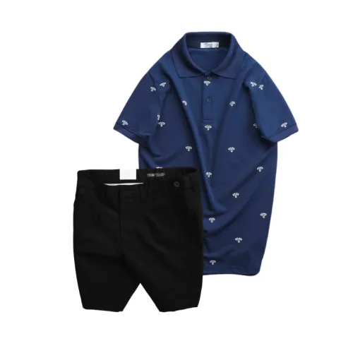 Nơi lấy sỉ set Bộ Nam - Áo Thun Nam Polo Cổ Bẻ In Họa Tiết Đơn Giản Thun Cá Sấu Poly Và Quần Short Kaki Co Giãn Phối Nút Cao Cấp (Có Size 36)