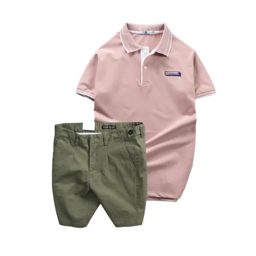 Bộ Nam Polo Pack Horse Thêu Logo Kèm Quần Short Kaki Size 36