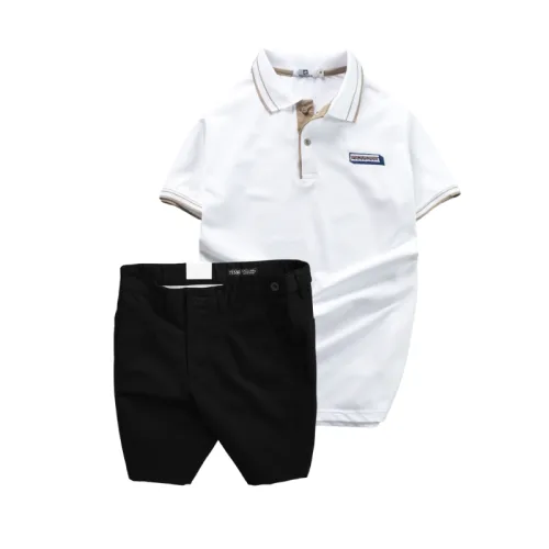 Bộ Nam Polo Pack Horse Thêu Logo Kèm Quần Short Kaki Size 36