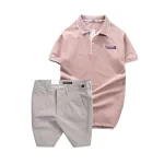 Bộ Nam Polo Pack Horse Thêu Logo Kèm Quần Short Kaki Size 36