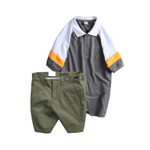 Nơi lấy sỉ set Bộ Nam - Áo Thun Nam Polo Cổ Bẻ Phối Màu Thêu Logo Trước Ngực Hey Boy Và Quần Short Kaki Co Giãn Phối Nút Cao Cấp (Có Size 36)