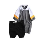 Nơi lấy sỉ set Bộ Nam - Áo Thun Nam Polo Cổ Bẻ Phối Màu Thêu Logo Trước Ngực Hey Boy Và Quần Short Kaki Co Giãn Phối Nút Cao Cấp (Có Size 36)