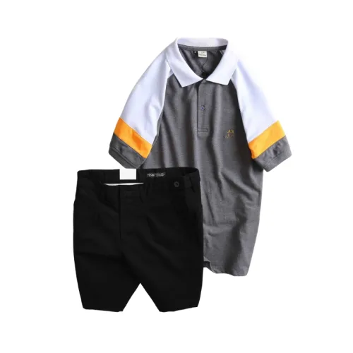 Nơi lấy sỉ set Bộ Nam - Áo Thun Nam Polo Cổ Bẻ Phối Màu Thêu Logo Trước Ngực Hey Boy Và Quần Short Kaki Co Giãn Phối Nút Cao Cấp (Có Size 36)