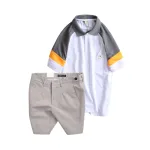 Nơi lấy sỉ set Bộ Nam - Áo Thun Nam Polo Cổ Bẻ Phối Màu Thêu Logo Trước Ngực Hey Boy Và Quần Short Kaki Co Giãn Phối Nút Cao Cấp (Có Size 36)