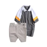 Nơi lấy sỉ set Bộ Nam - Áo Thun Nam Polo Cổ Bẻ Phối Màu Thêu Logo Trước Ngực Hey Boy Và Quần Short Kaki Co Giãn Phối Nút Cao Cấp (Có Size 36)