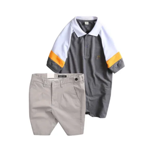 Nơi lấy sỉ set Bộ Nam - Áo Thun Nam Polo Cổ Bẻ Phối Màu Thêu Logo Trước Ngực Hey Boy Và Quần Short Kaki Co Giãn Phối Nút Cao Cấp (Có Size 36)