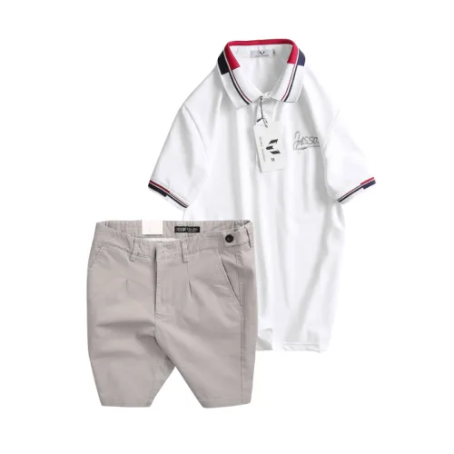 Chỗ sỉ set Bộ Nam - Áo Thun Nam Polo Cổ Bẻ Phối Sọc Thêu Logo Chữ Trước Ngực Bền Đẹp Và Quần Short Kaki Co Giãn Phối Nút Cao Cấp (Có Size 36)