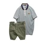 Nơi lấy sỉ set Bộ Nam - Áo Thun Nam Polo Cổ Bẻ Phối Tag Chữ Rears Và Quần Short Kaki Co Giãn Phối Nút Cao Cấp (Có Size 36)