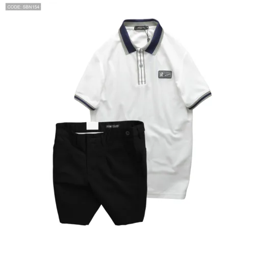 Nơi lấy sỉ set Bộ Nam - Áo Thun Nam Polo Cổ Bẻ Phối Tag Chữ Rears Và Quần Short Kaki Co Giãn Phối Nút Cao Cấp (Có Size 36)