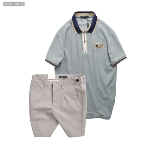 Nơi lấy sỉ set Bộ Nam - Áo Thun Nam Polo Cổ Bẻ Phối Tag Chữ Rears Và Quần Short Kaki Co Giãn Phối Nút Cao Cấp (Có Size 36)