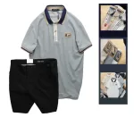 Nơi lấy sỉ set Bộ Nam - Áo Thun Nam Polo Cổ Bẻ Phối Tag Chữ Rears Và Quần Short Kaki Co Giãn Phối Nút Cao Cấp (Có Size 36)