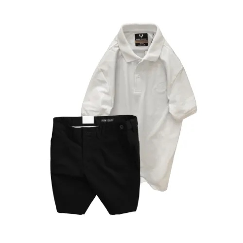 Nguồn hàng sỉ set Bộ Nam - Áo Thun Nam Polo Cổ Bẻ Thêu Chữ Trước Ngực Cao Cấp Và Quần Short Kaki Co Giãn Phối Nút Cao Cấp (Có Size 36)