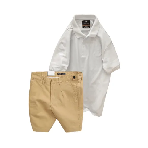 Nguồn hàng sỉ set Bộ Nam - Áo Thun Nam Polo Cổ Bẻ Thêu Chữ Trước Ngực Cao Cấp Và Quần Short Kaki Co Giãn Phối Nút Cao Cấp (Có Size 36)
