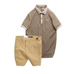 Nguồn hàng sỉ set Bộ Nam - Áo Thun Nam Polo Cổ Bẻ Thêu Logo Đại Bàng Và Áo Thun Nam Polo Cổ Bẻ Thêu Logo Đại Bàng