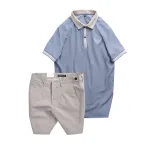 Nguồn hàng sỉ set Bộ Nam - Áo Thun Nam Polo Cổ Bẻ Thêu Logo Đại Bàng Và Áo Thun Nam Polo Cổ Bẻ Thêu Logo Đại Bàng