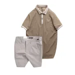 Nguồn hàng sỉ set Bộ Nam - Áo Thun Nam Polo Cổ Bẻ Thêu Logo Đại Bàng Và Áo Thun Nam Polo Cổ Bẻ Thêu Logo Đại Bàng