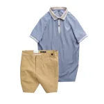 Nguồn hàng sỉ set Bộ Nam - Áo Thun Nam Polo Cổ Bẻ Thêu Logo Đại Bàng Và Áo Thun Nam Polo Cổ Bẻ Thêu Logo Đại Bàng