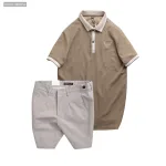 Nguồn hàng sỉ set Bộ Nam - Áo Thun Nam Polo Cổ Bẻ Thêu Logo Đại Bàng Và Áo Thun Nam Polo Cổ Bẻ Thêu Logo Đại Bàng