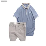 Nguồn hàng sỉ set Bộ Nam - Áo Thun Nam Polo Cổ Bẻ Thêu Logo Đại Bàng Và Áo Thun Nam Polo Cổ Bẻ Thêu Logo Đại Bàng