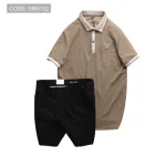 Nguồn hàng sỉ set Bộ Nam - Áo Thun Nam Polo Cổ Bẻ Thêu Logo Đại Bàng Và Áo Thun Nam Polo Cổ Bẻ Thêu Logo Đại Bàng