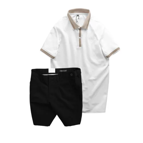 Nguồn hàng sỉ set Bộ Nam - Áo Thun Nam Polo Cổ Bẻ Thêu Logo Đại Bàng Và Áo Thun Nam Polo Cổ Bẻ Thêu Logo Đại Bàng